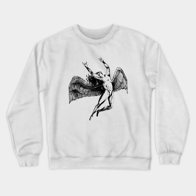 THE ICARUS SYNDROME - black BEST SELLER Crewneck Sweatshirt by shethemastercovets